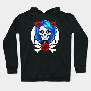 Girl Skull and Crossbones Hoodie